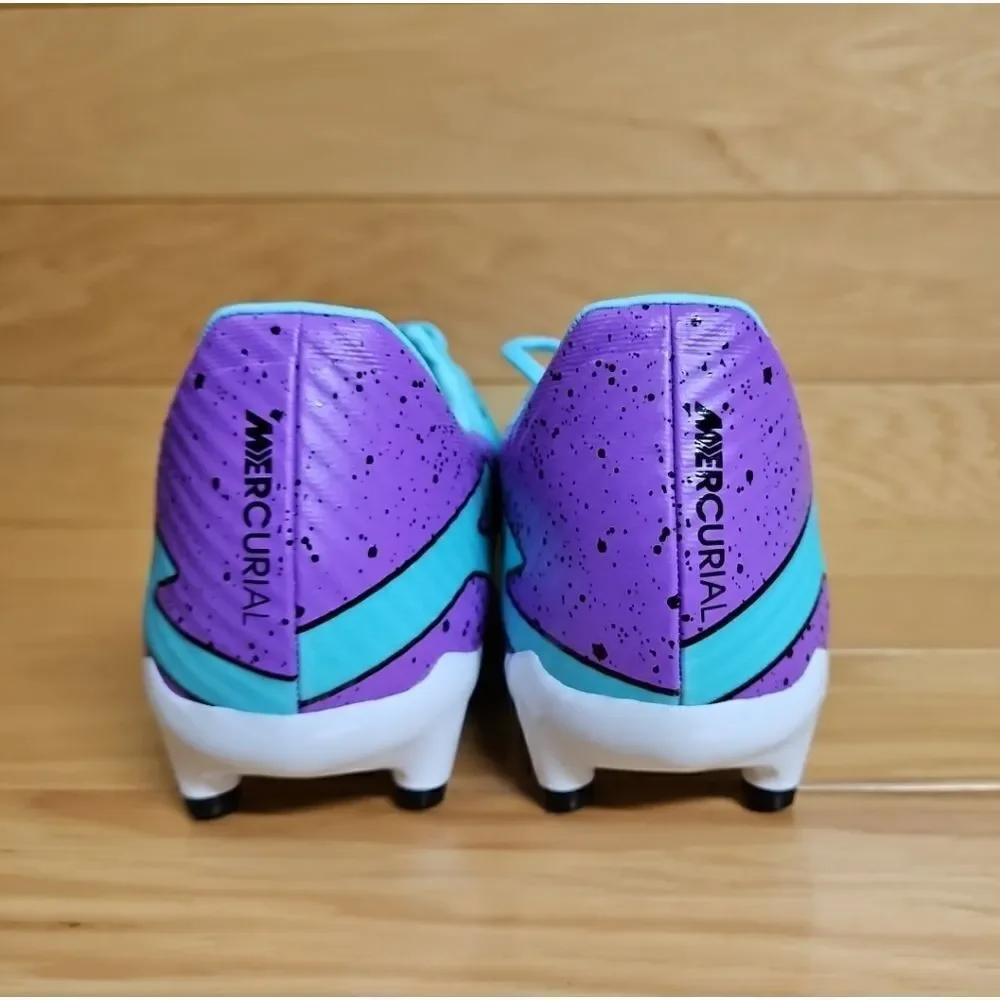 Nike Zoom Vapor 15 Academy Mens Size 10 DJ5631-300 FG/MG Turquoise Soccer Cleats